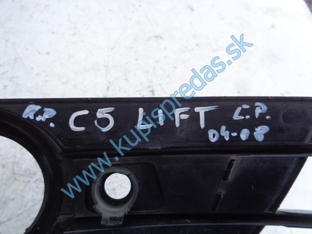 ľavá predná krytka do  nárazníka na citroen c5 lift, 9650281377